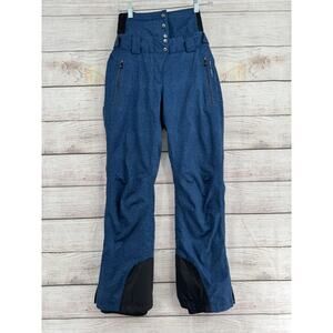 Perfect Moments Chamonix Extra High Waisted Ski Snowboard Pants Womens S Blue